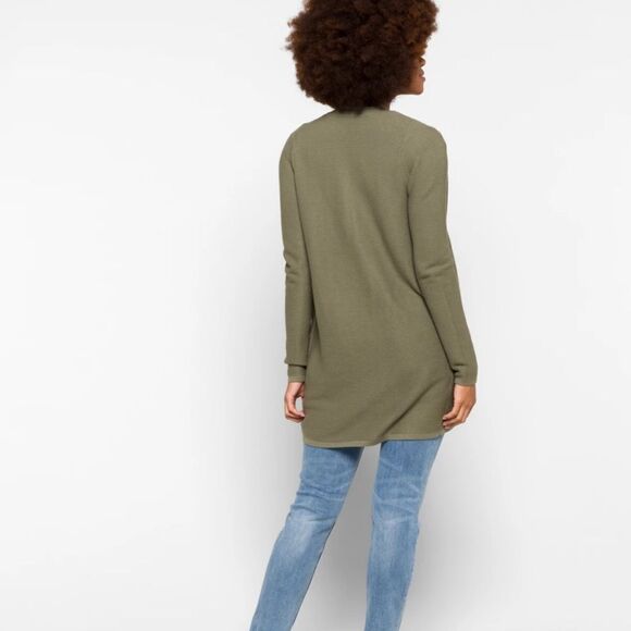 Evolution by Cyrus Laysie Ribbed open Cardigan BLACK Stitch‎ Fix XS NWT - Picture 3 of 8